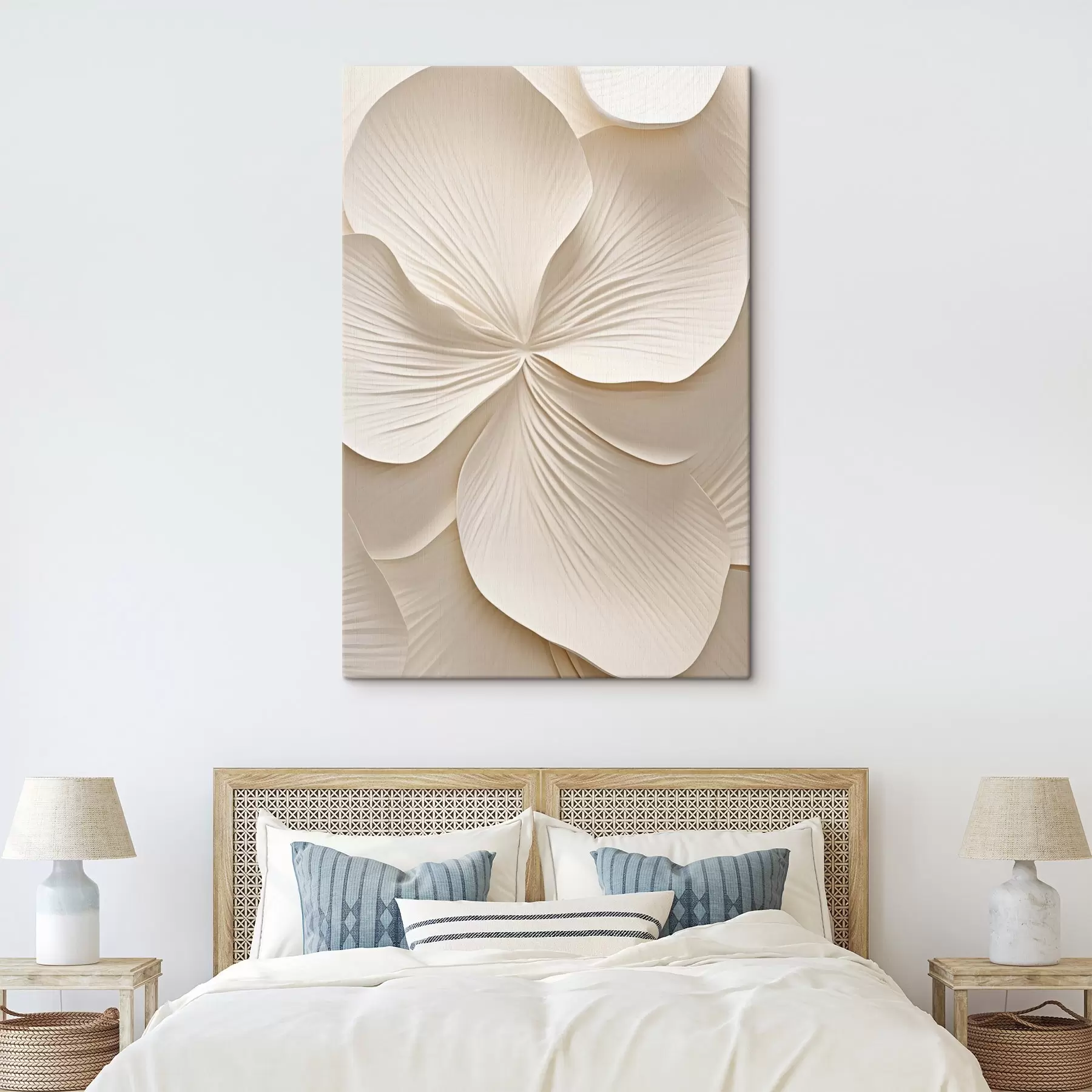 murales de pared Una flor grande y con textura s50306