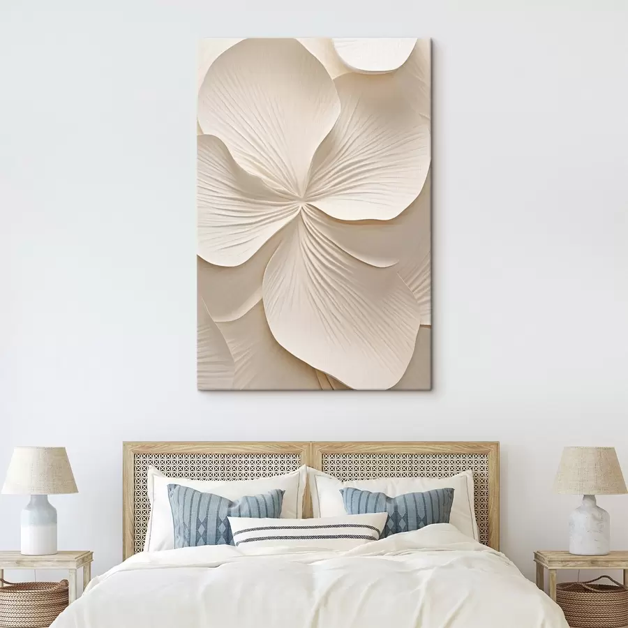 murales de pared Una flor grande y con textura s50306