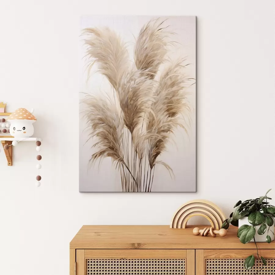 murales de pared Pampas, pintura de imitación s50269