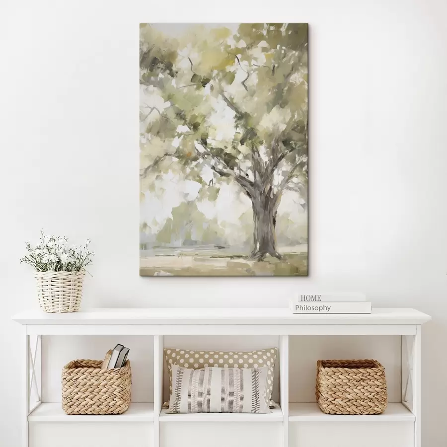 murales de pared Árbol, pintura de imitación s50274