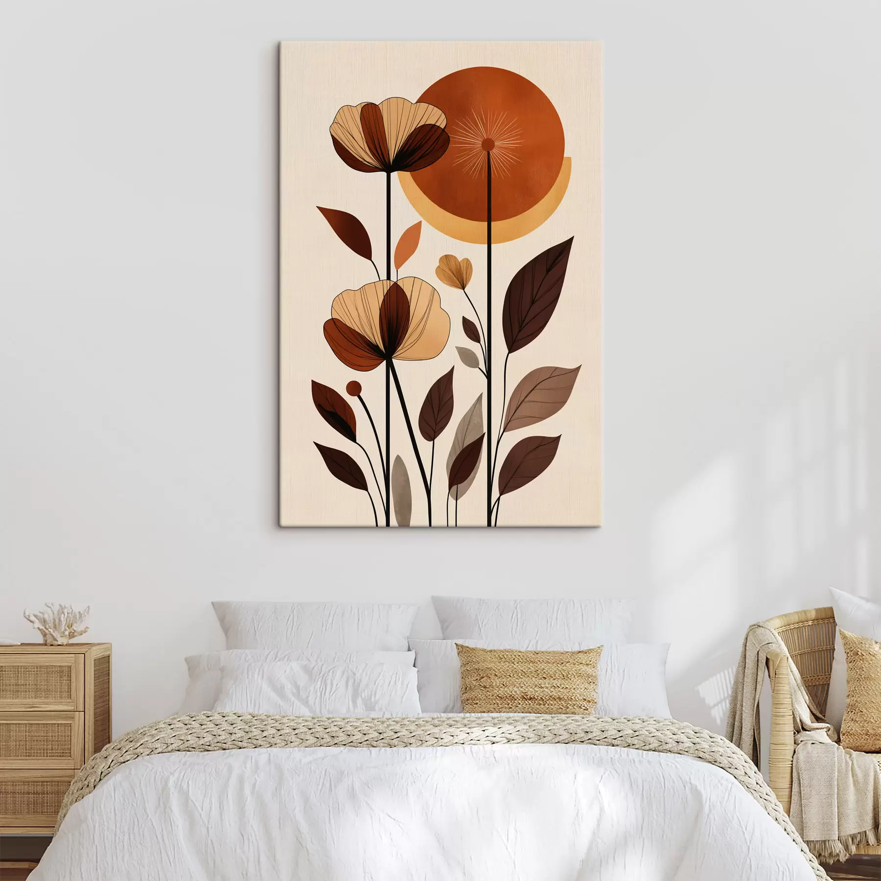 murales de pared Flores abstractas s50341