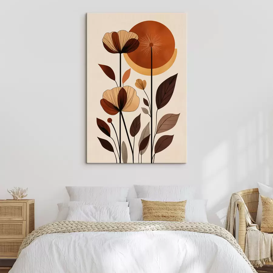 murales de pared Flores abstractas s50341