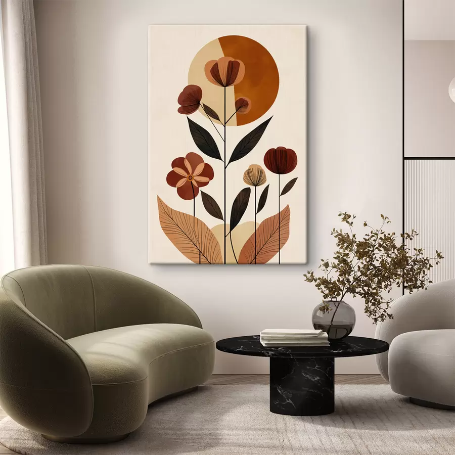 murales de pared Flores abstractas s50342