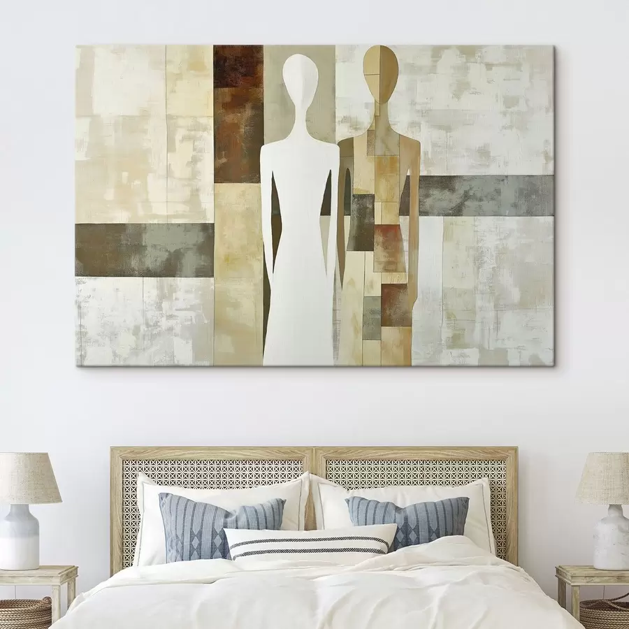 murales de pared Siluetas abstractas s50346