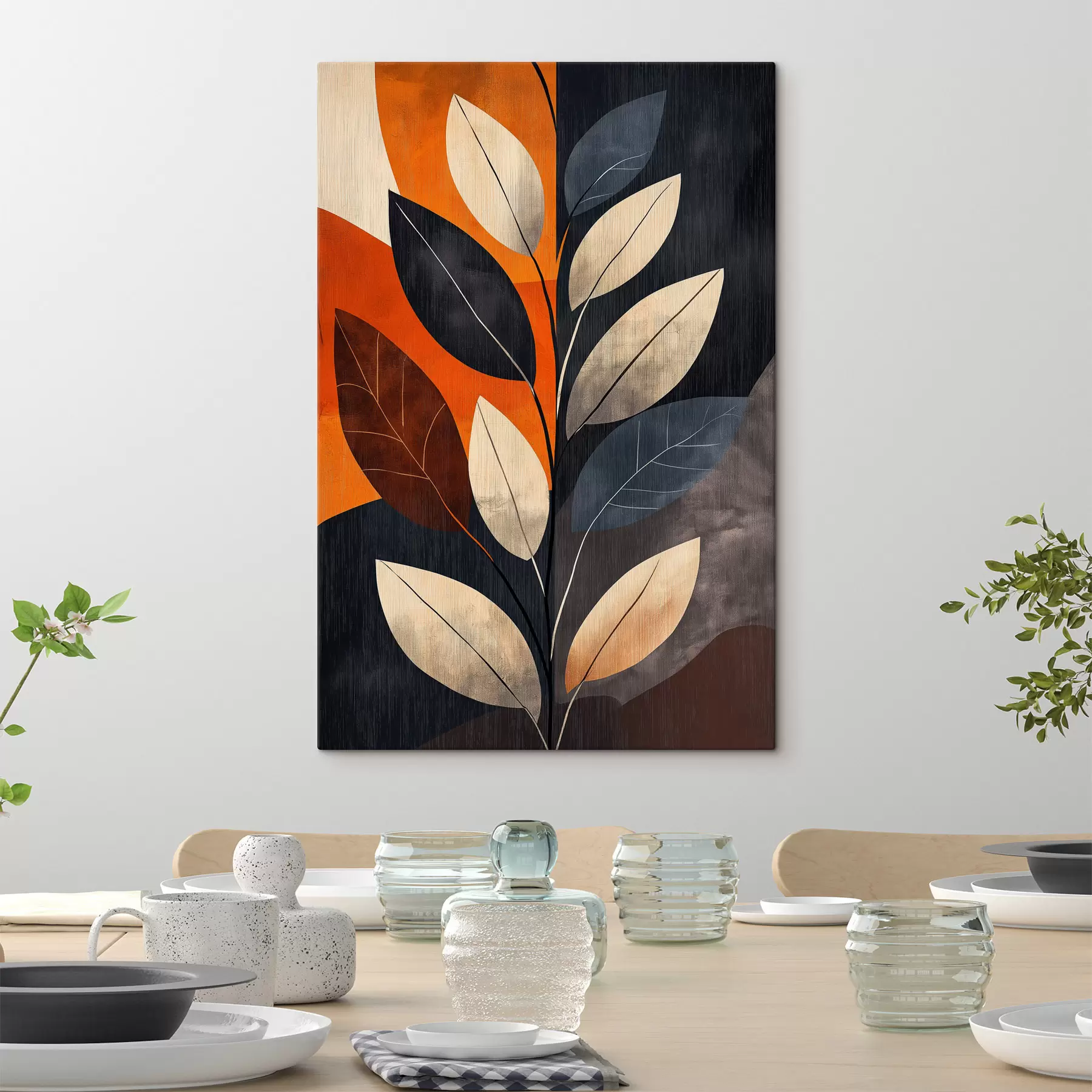 murales de pared Hojas de otoño s50354