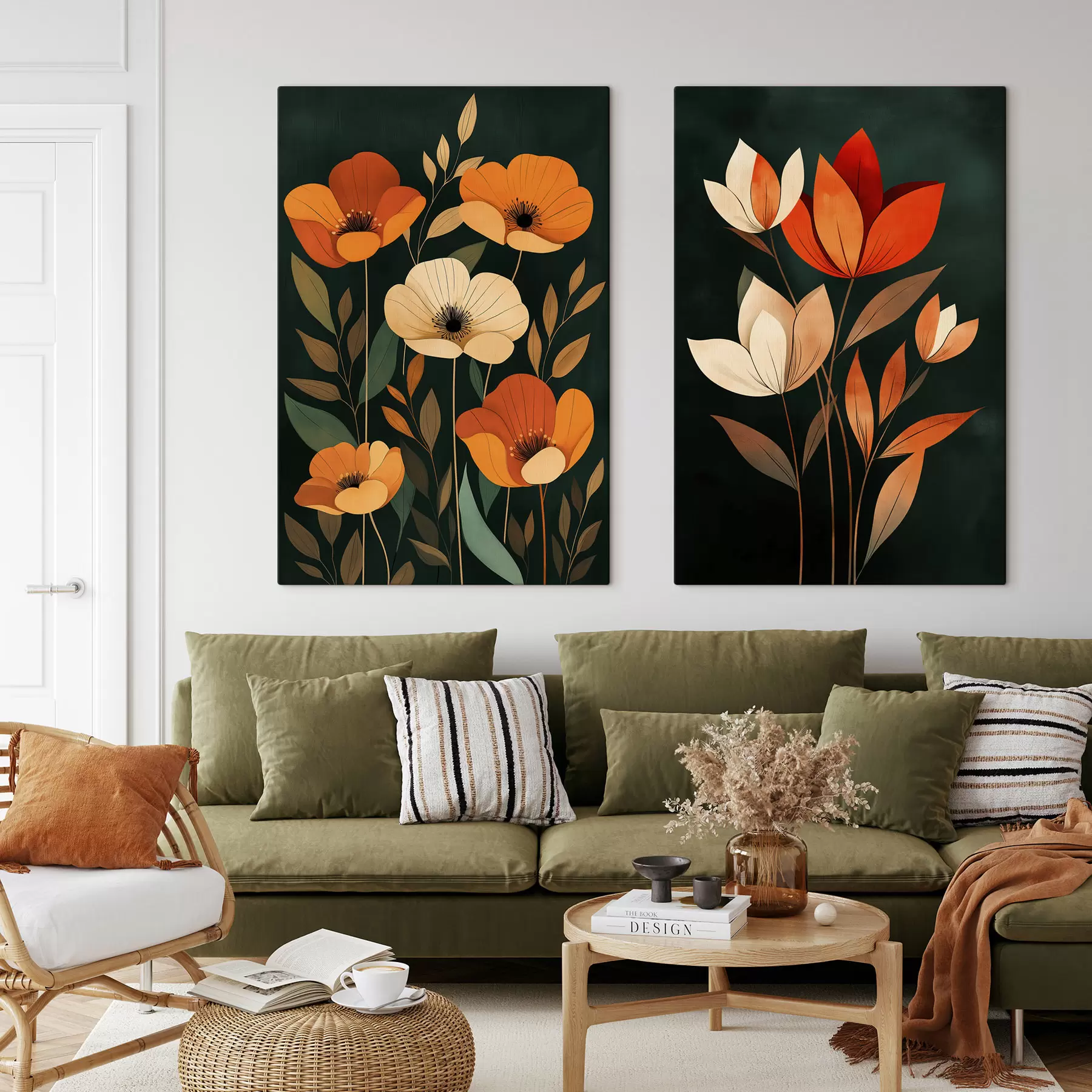 murales de pared Flores m30878