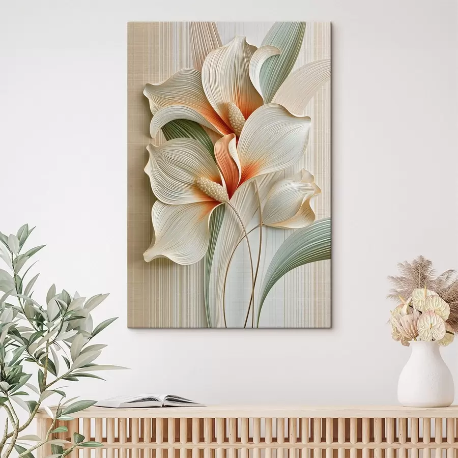 murales de pared flores abstractas s50363
