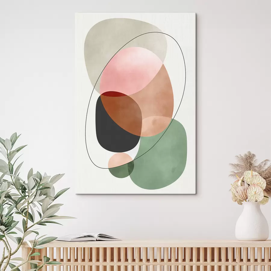 murales de pared Formas superpuestas s50365