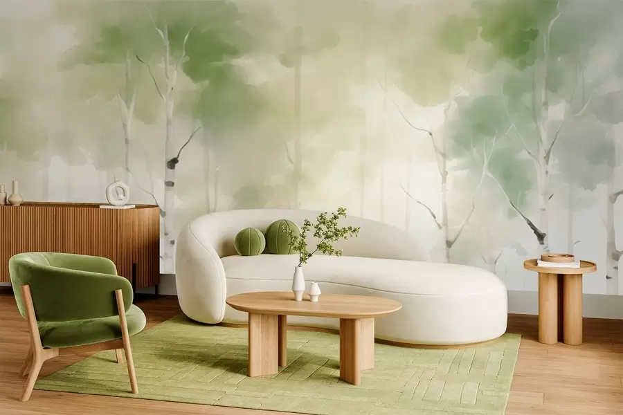 murales de pared Abedules w05676
