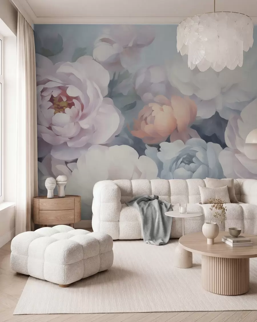 murales de pared flores abstractas w05674