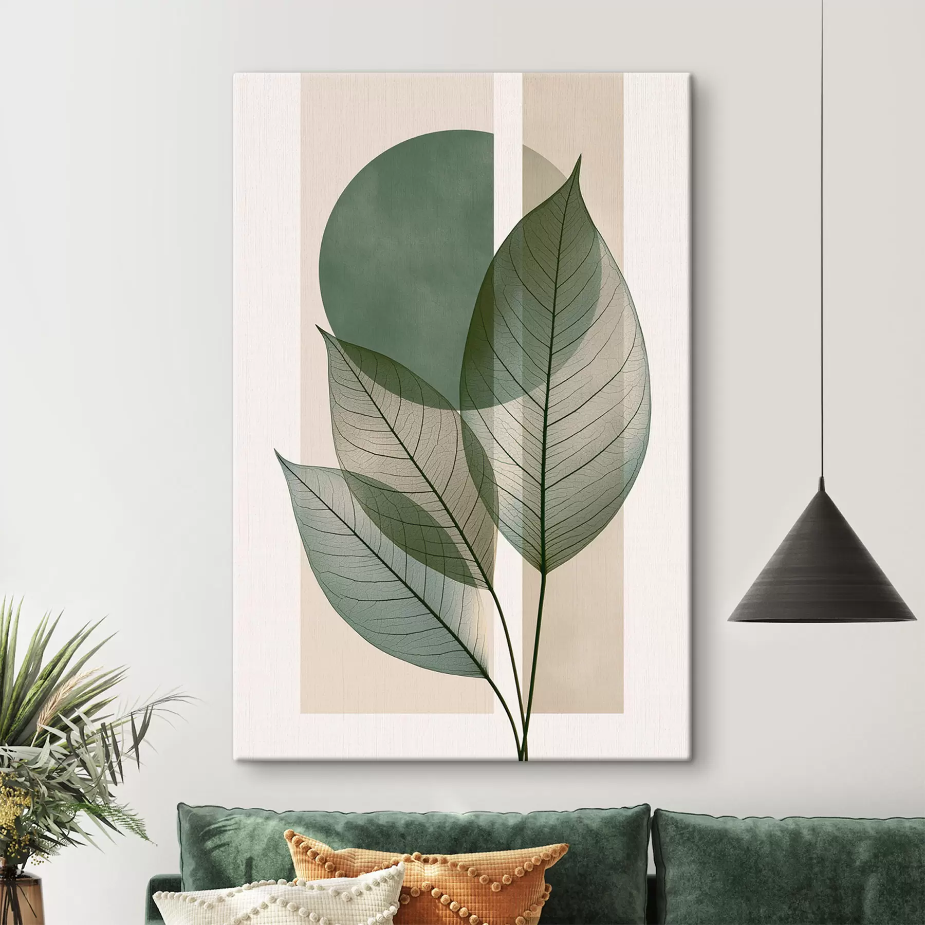 murales de pared Hojas delicadas s50369