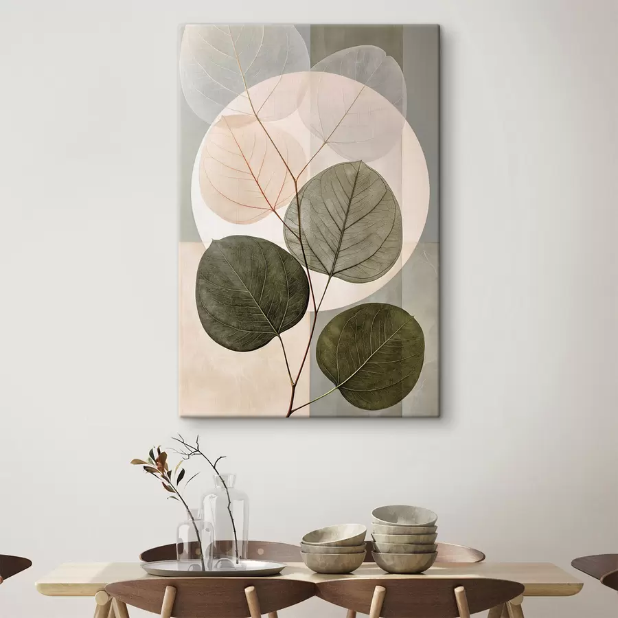 murales de pared Hojas abstractas s50457