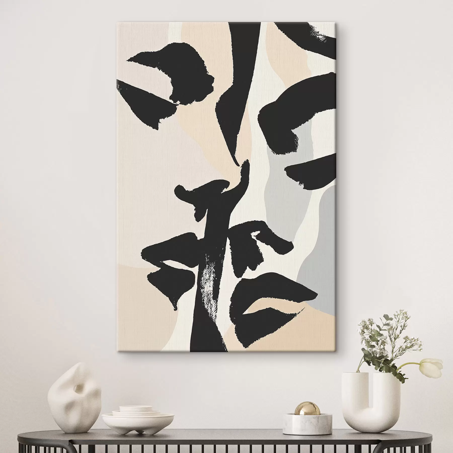murales de pared Caras abstractas s50459