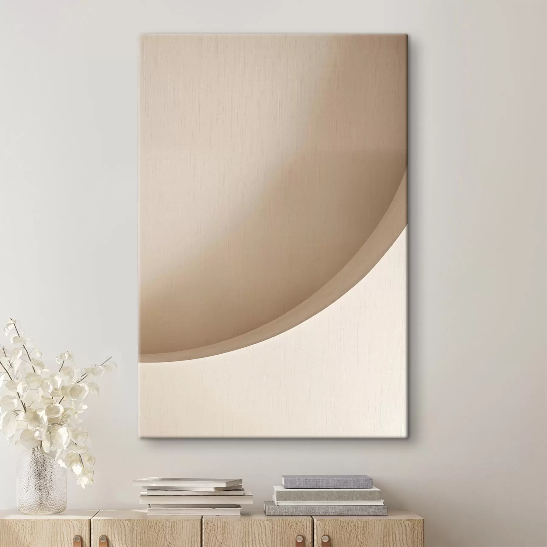 murales de pared Curva abstracta de arena s50394