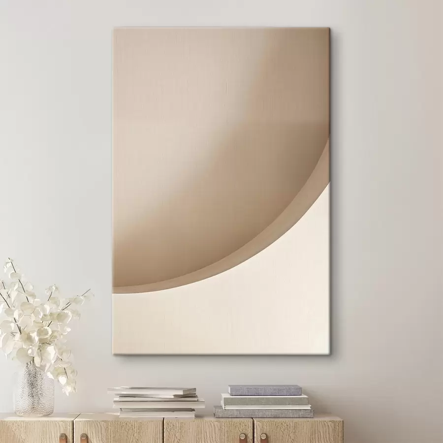 murales de pared Curva abstracta de arena s50394