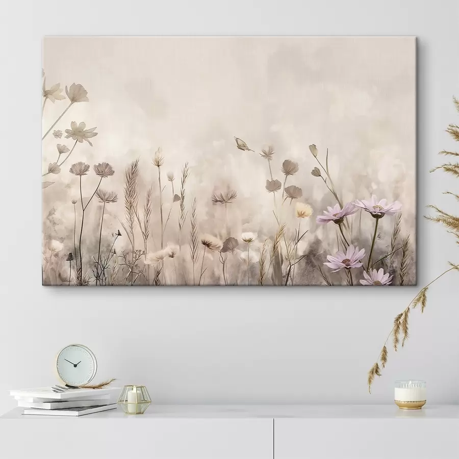 murales de pared Delicado prado de flores silvestres s50403
