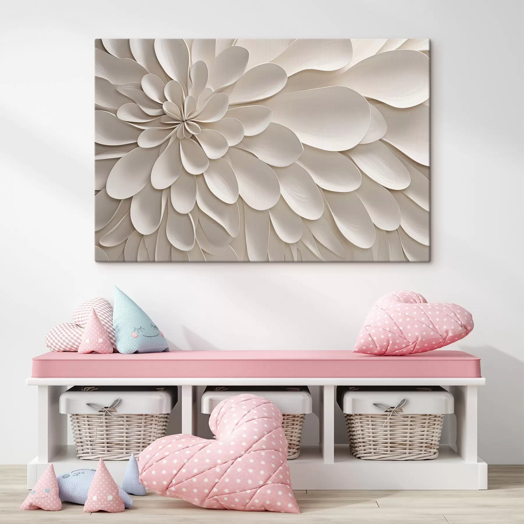 murales de pared Arte en yeso horizontal s50405