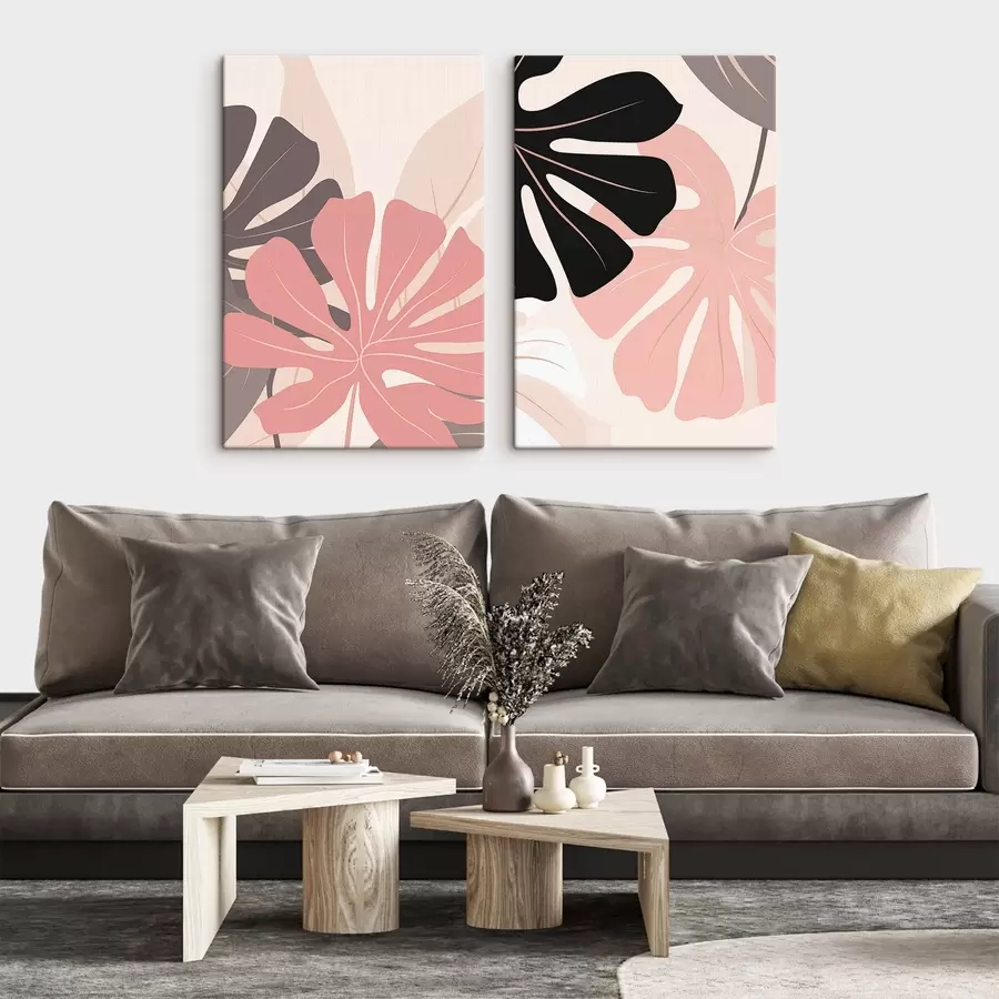 murales de pared Mezcla tropical con monstera m30903