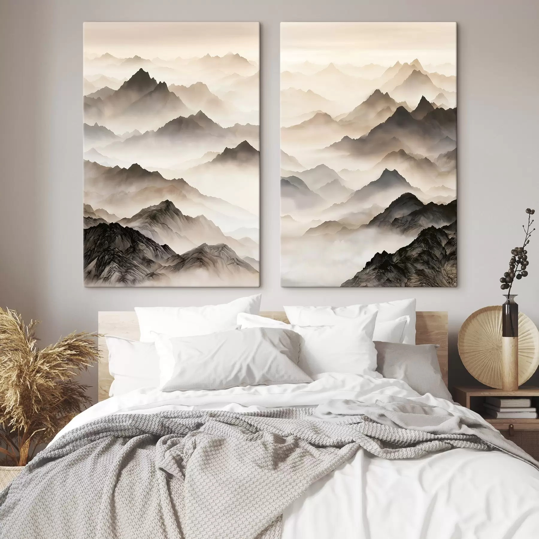 murales de pared Las Montañas Brumosas m30922
