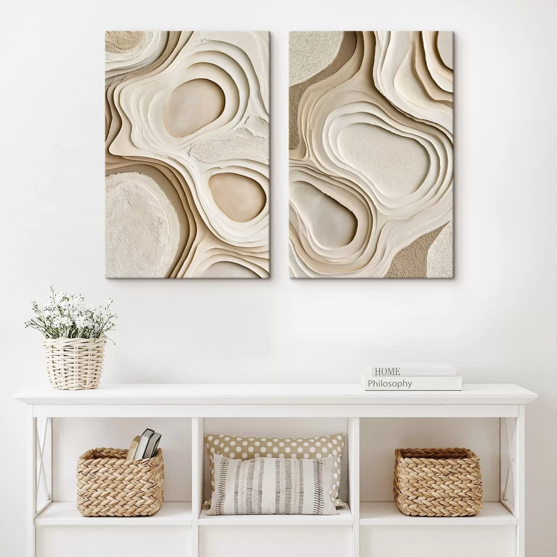 murales de pared Texturas abstractas con efecto de capas m30935
