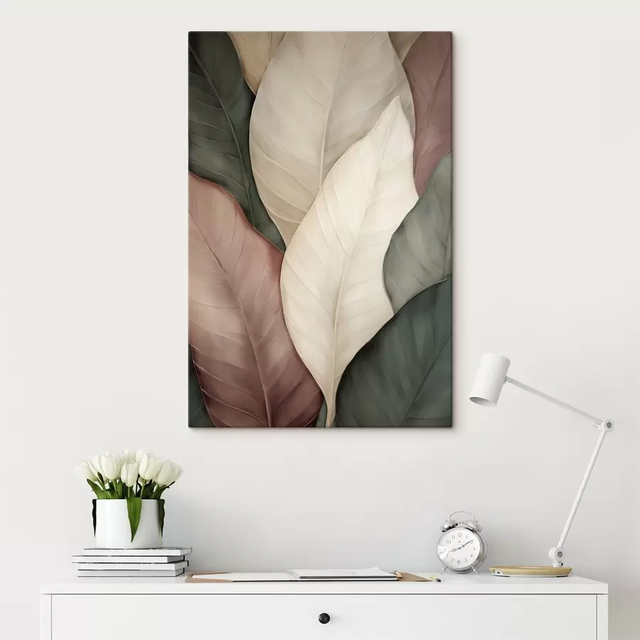 murales de pared Hojas grandes s50669