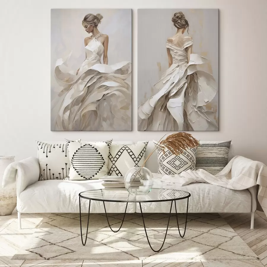 murales de pared Chica con vestido m30970
