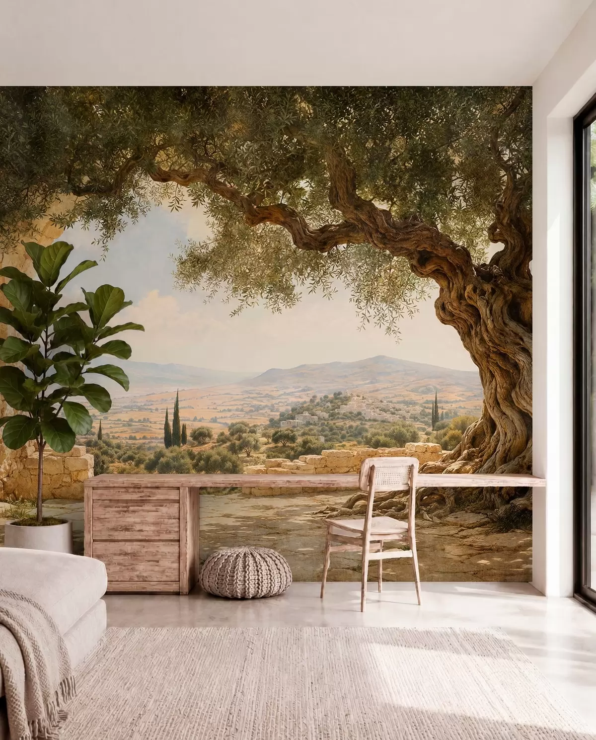 murales de pared Entre olivos w05896