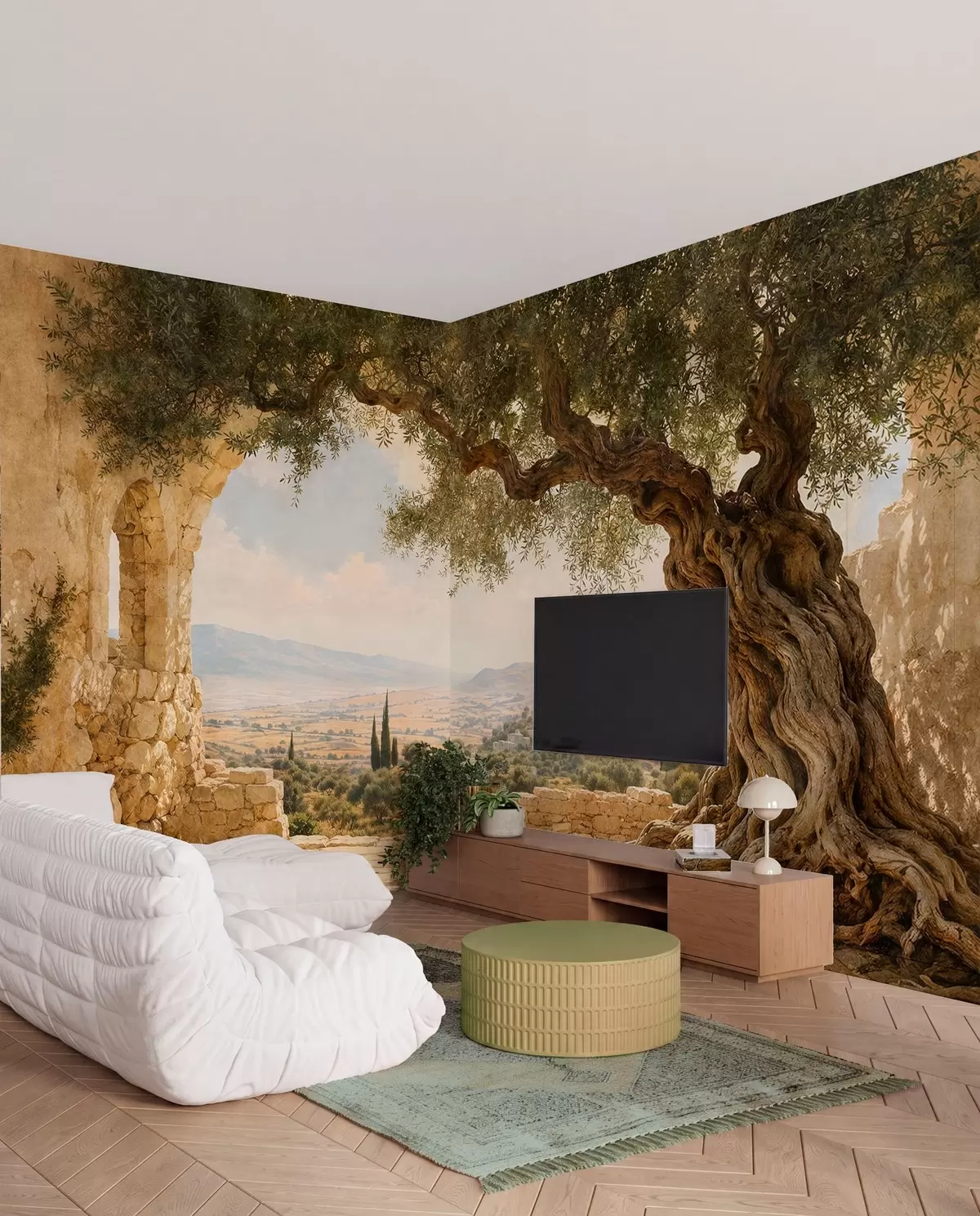 murales de pared Entre olivos w05896
