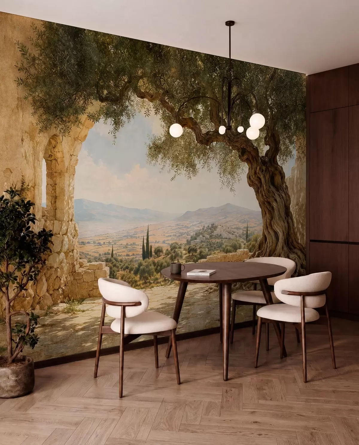 murales de pared Entre olivos w05896