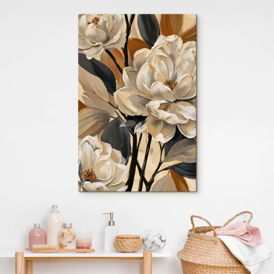 murales de pared Magnolias de estilo vintage s50685