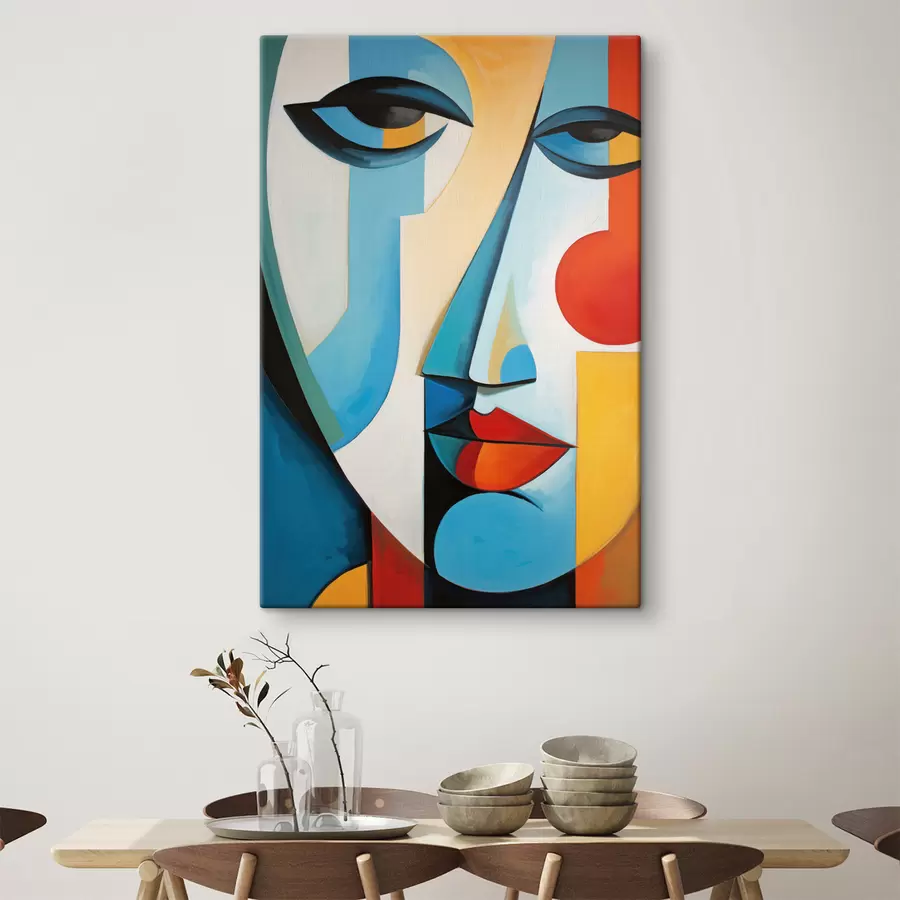 murales de pared Cara abstracta s50701