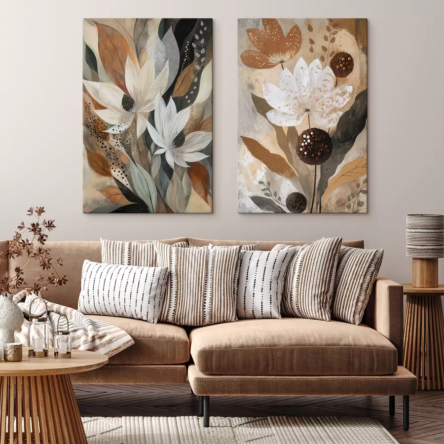 murales de pared Flores abstractas m30987