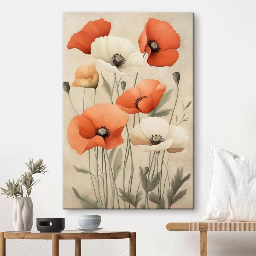 murales de pared Amapolas s50807