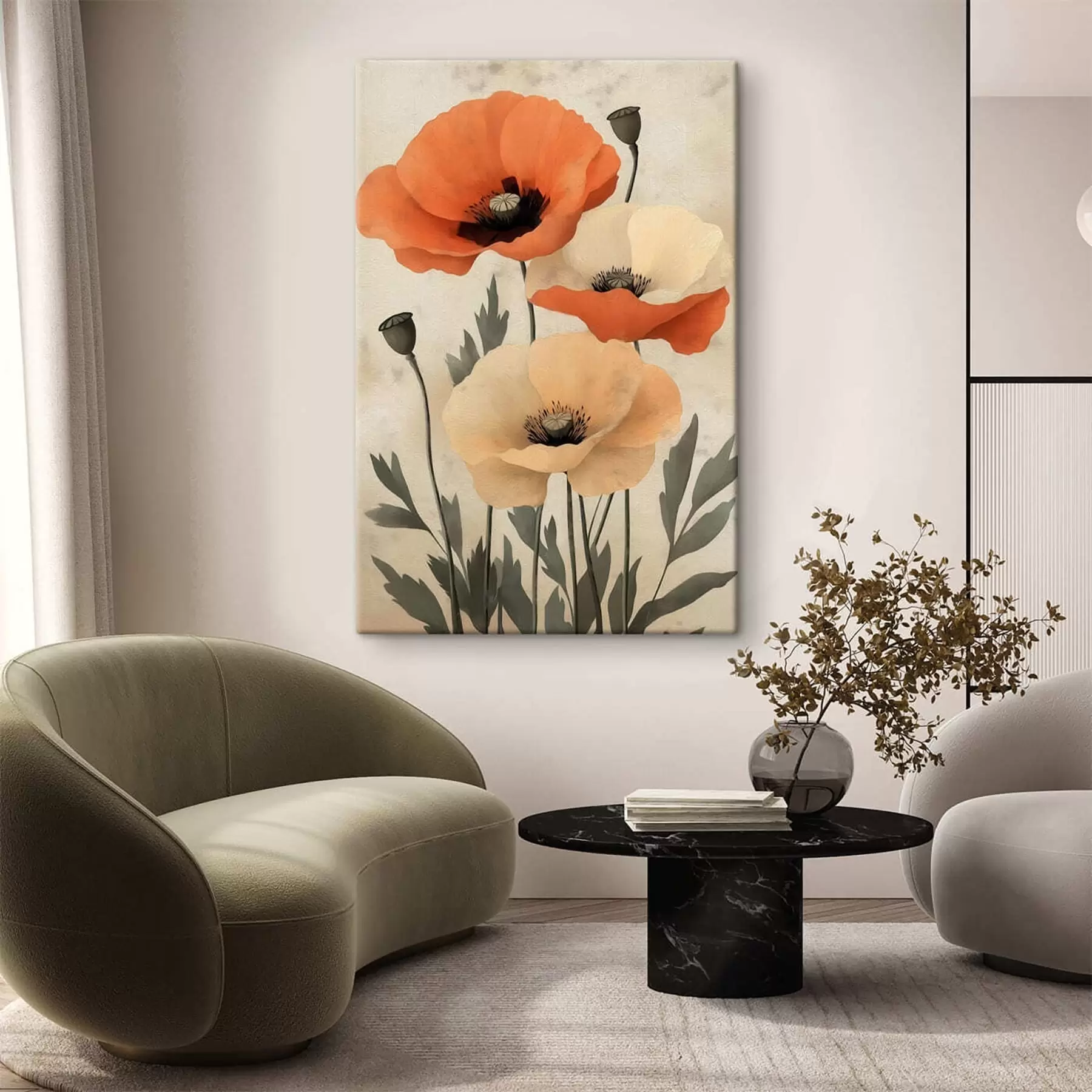 murales de pared Amapolas s50808