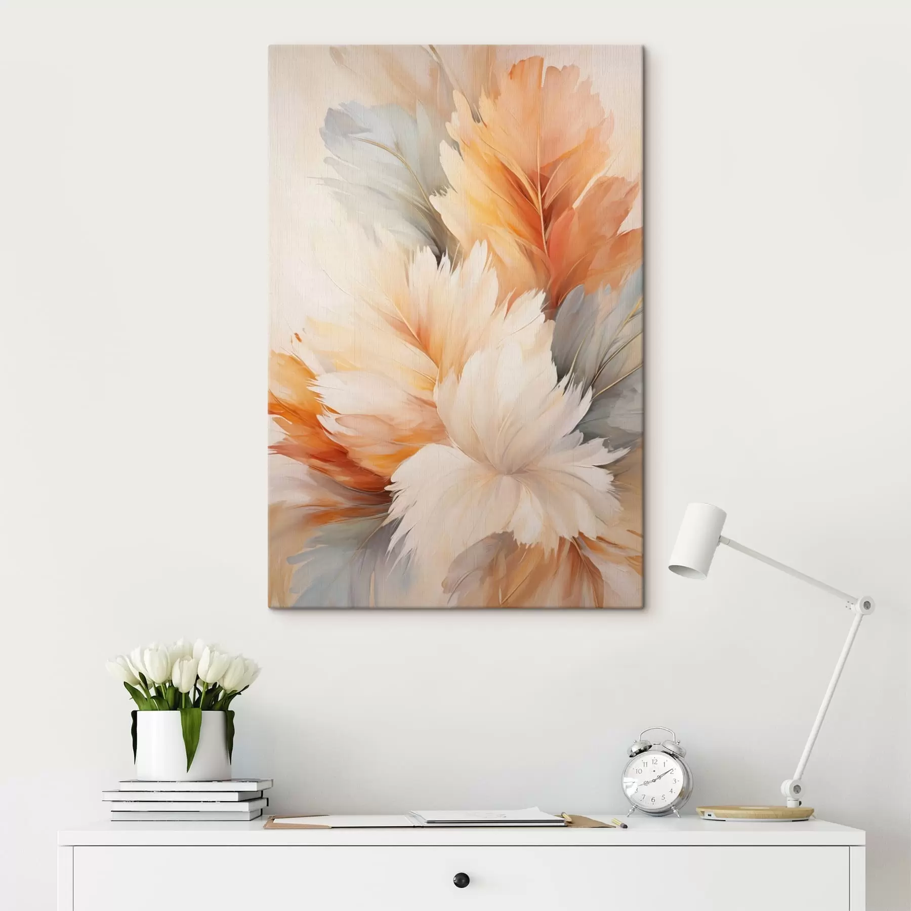 murales de pared Plumas de colores s50809