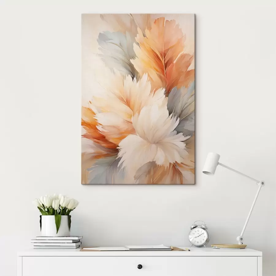 murales de pared Plumas de colores s50809