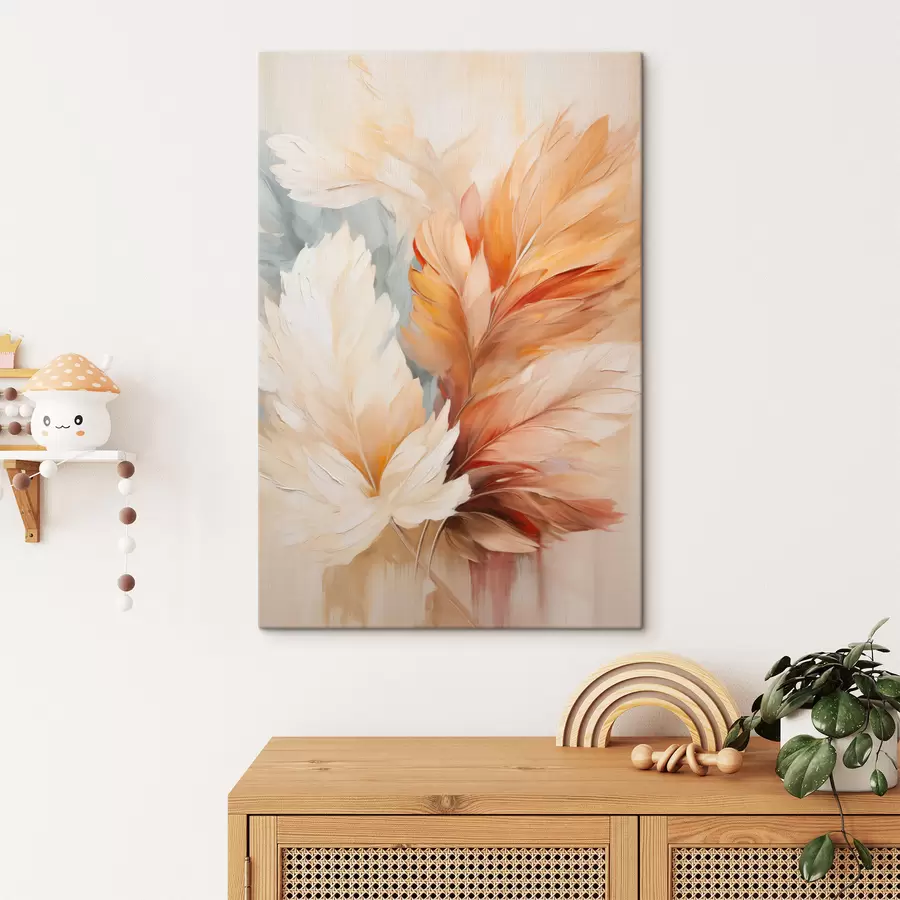 murales de pared Plumas de colores s50810