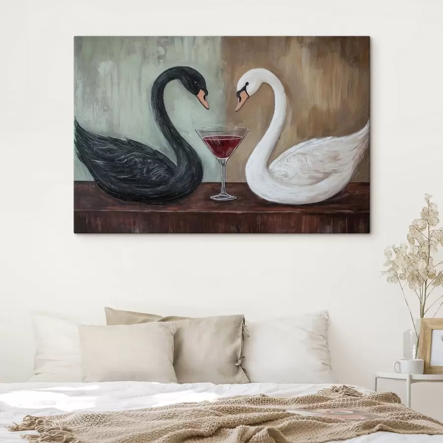 murales de pared Cisnes s50813