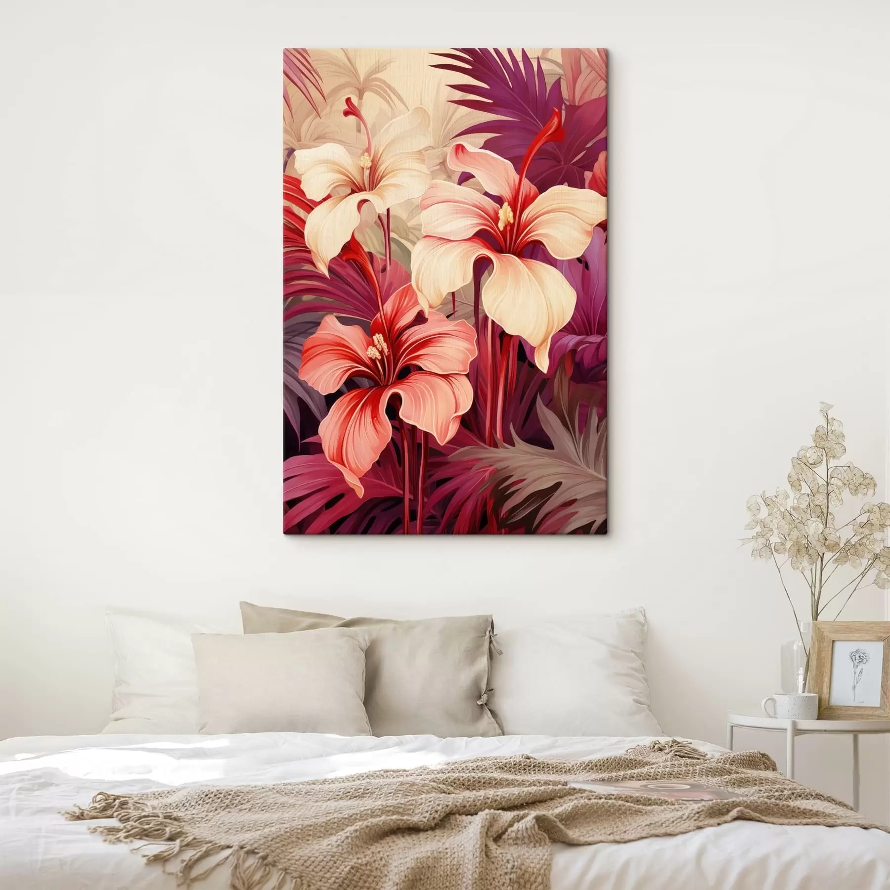 murales de pared Hojas brillantes s50820