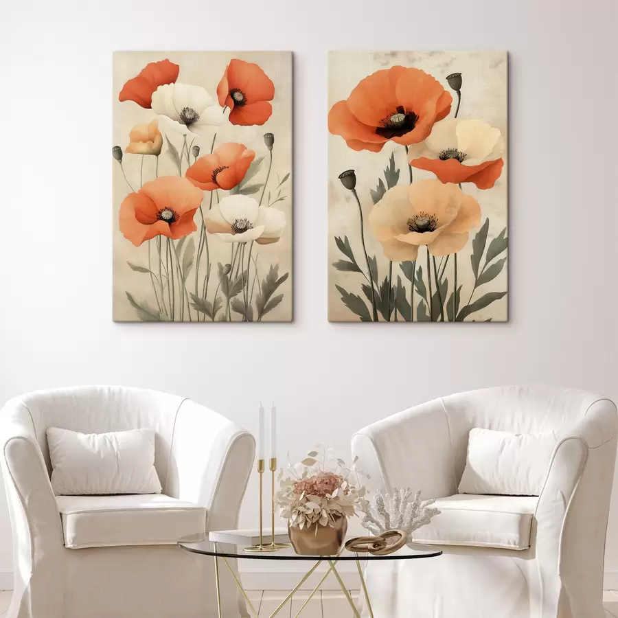 murales de pared Amapolas m31016