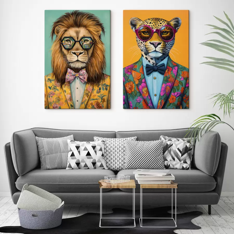 murales de pared Animales disfrazados m31018