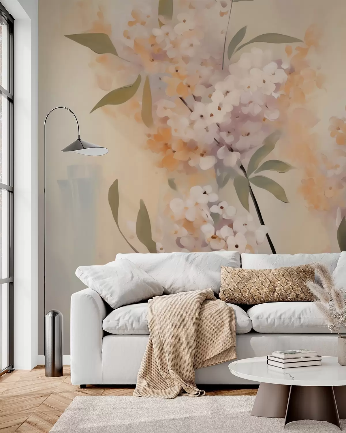 murales de pared Ramitas en flor w05872