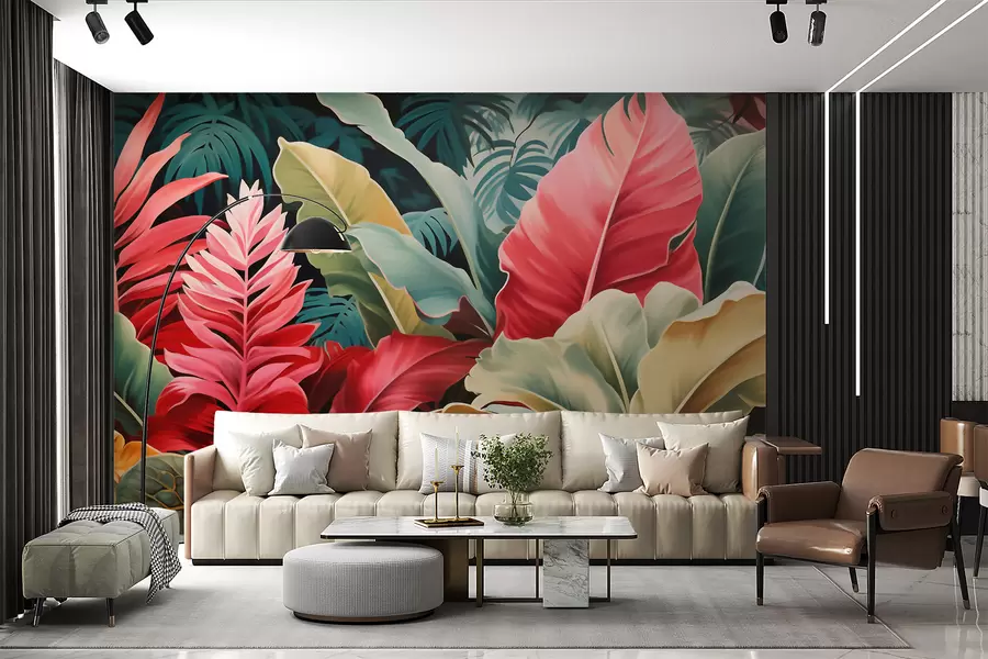 murales de pared Hojas de palmera w05936