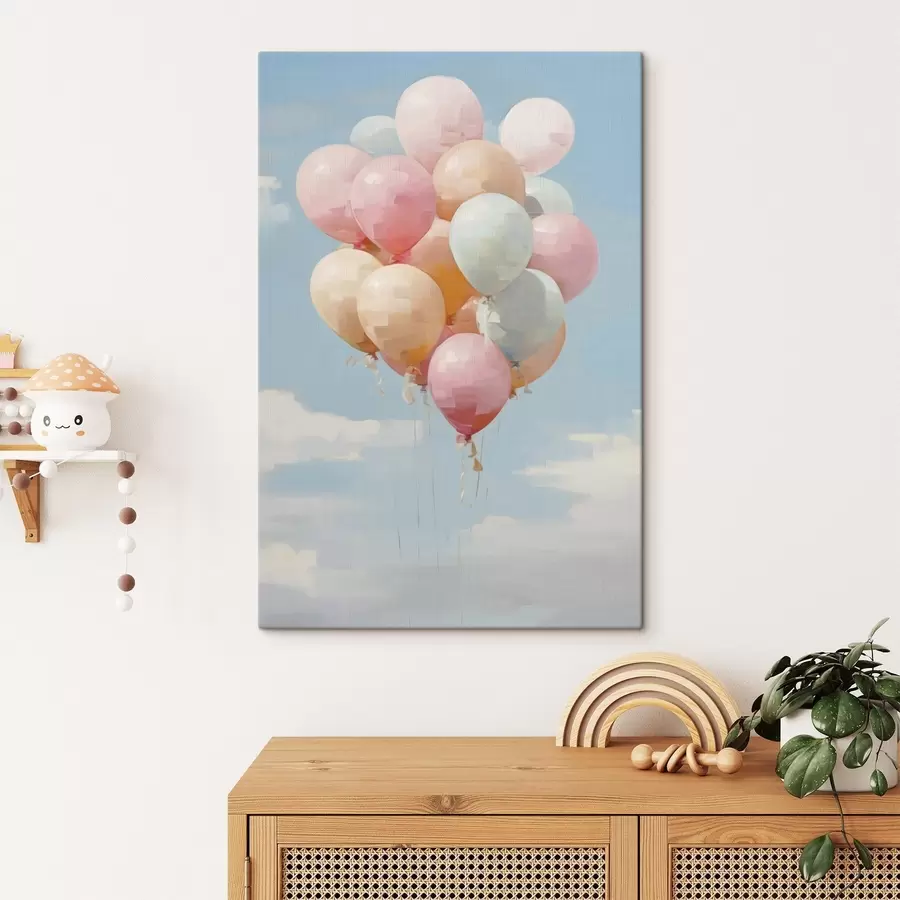 murales de pared Globos, pintura de imitación s50854