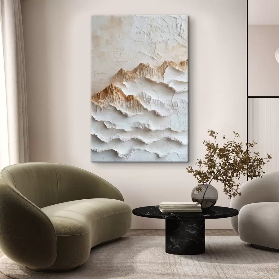 murales de pared Picos beige con textura s50737