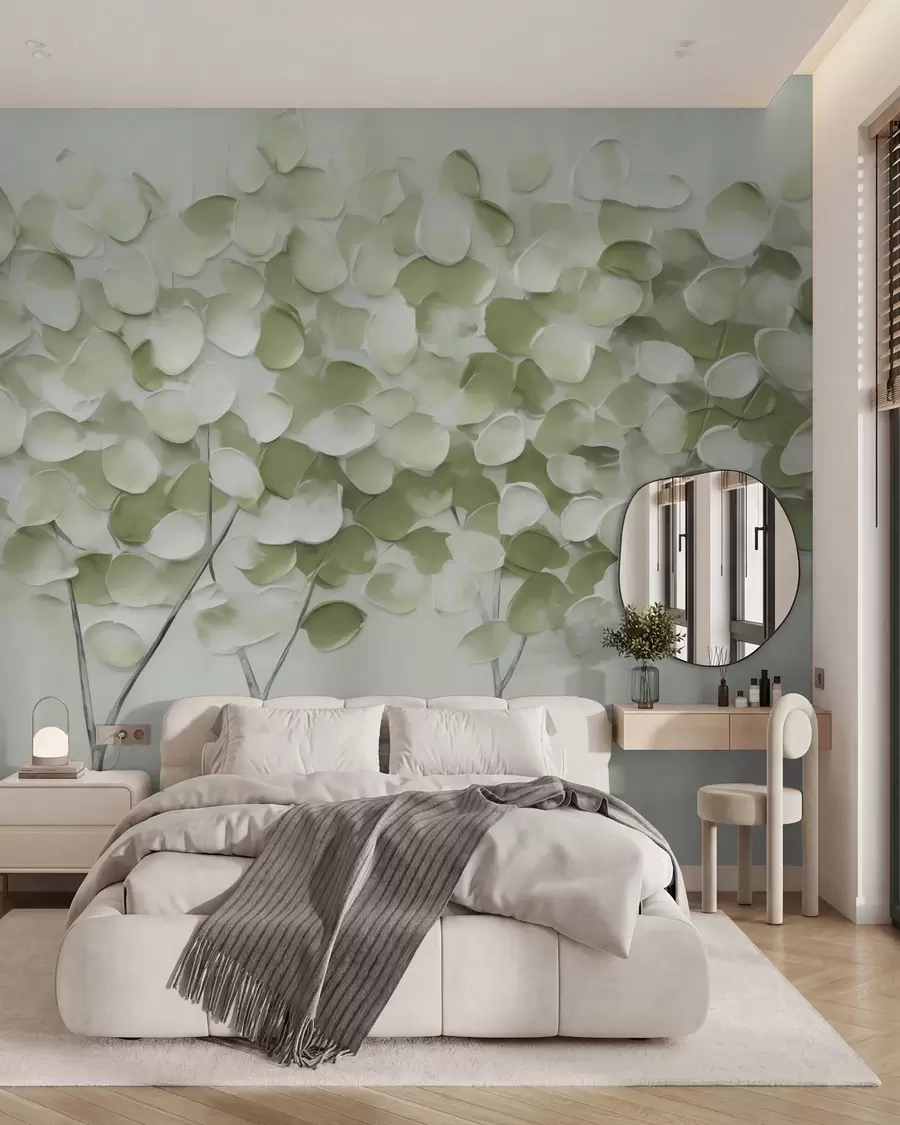 murales de pared Árboles estilizados, imitación de un cuadro w05942v1