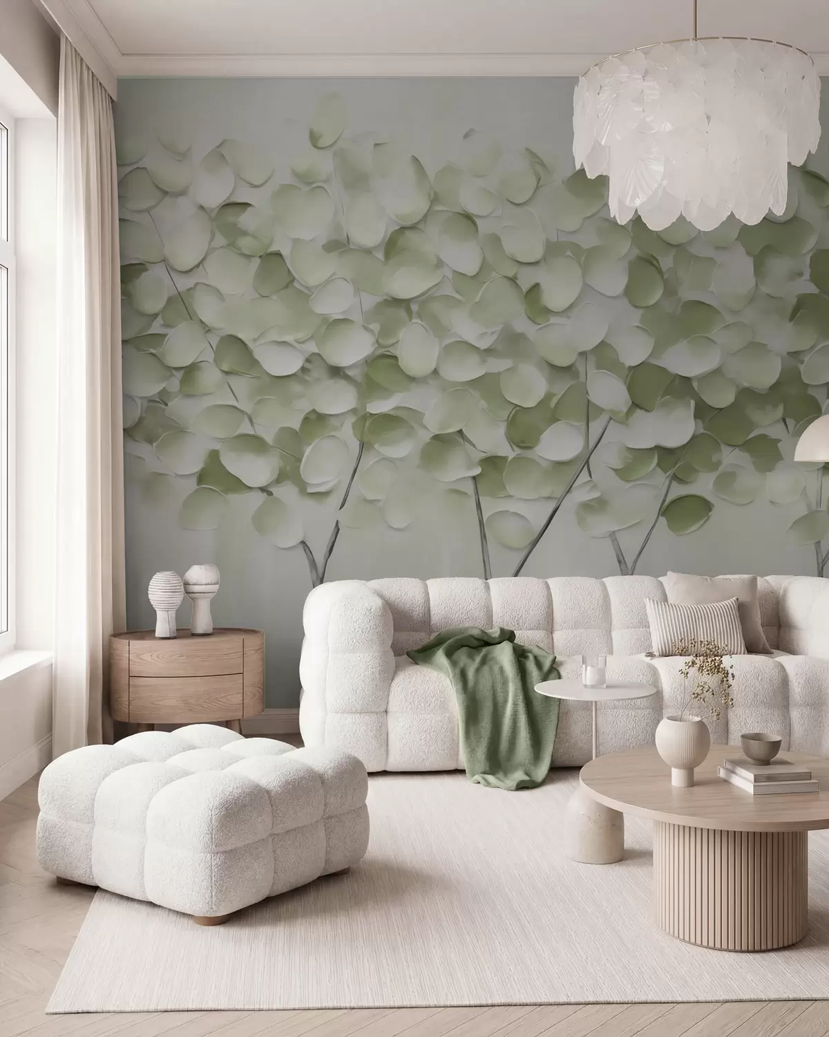 murales de pared Árboles estilizados, imitación de un cuadro w05942v1