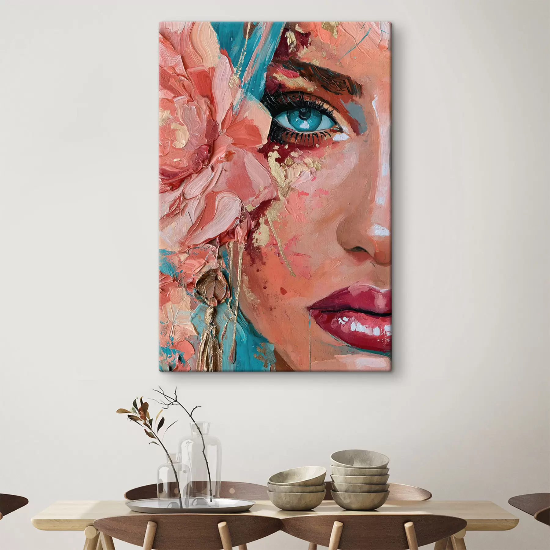 murales de pared Ojo azul s50895