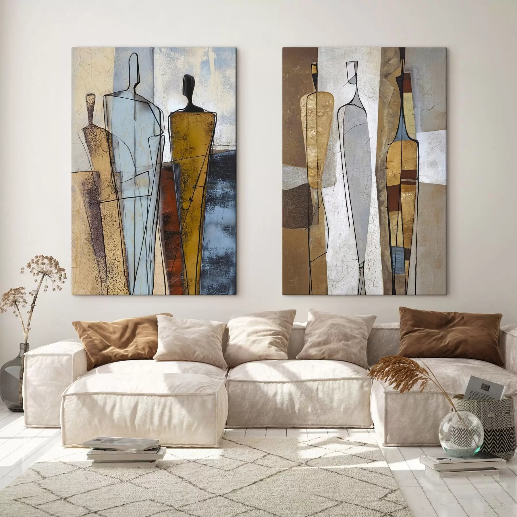murales de pared Cifras abstractas m31031