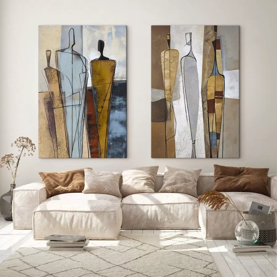 murales de pared Cifras abstractas m31031